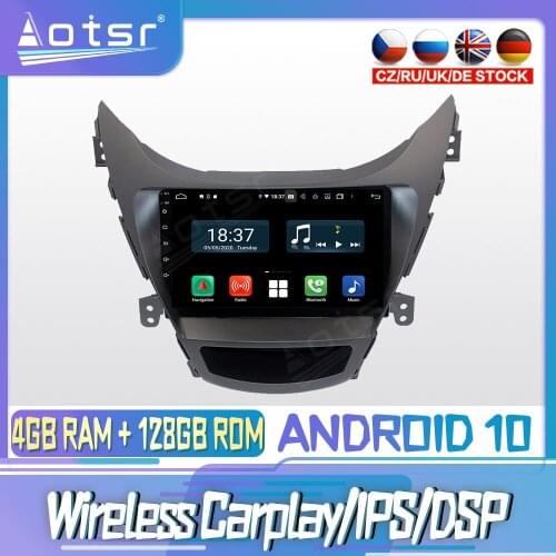 Android 10 PX6 128G For Hyundai Elantra 2011 - 2012 DVD GPS Navigation Auto Radio Stereo Video Multimedia Player HeadUnit 2din