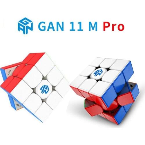 GAN 11 M Pro Magnets Speed Cube Gans Cube Frosted Stickerless GAN11 Pro Magnetic Professional Gan Cube 11 m pro Puzzle Gan11