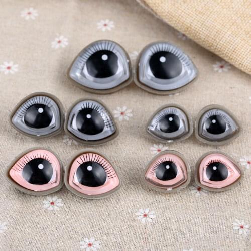 10sets Plastic Eyes+Washers Safety Eye Doll Accessories DIY Handmade Craft Puppets Teddy Bear Plush Animal Stuffed Toy