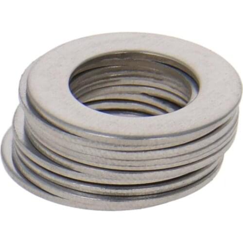 MroMax Metal Washers 304 Stainless Steel M10*14*0.8/M10*16*0.8/M10*18*0.8/M10*19*2/M10*25*2/M12*20*0.8/M12*16*0.8/M14*20*0.8mm