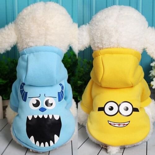 Cute Pet Dog Hoodie Overalls Clothes Jacket Coat Winter Warm Cotton Puppy Clothing Accessories For Small Dogs Baby Corgi Poodle