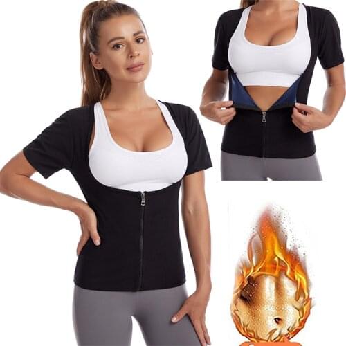 Women Body Shaper Waist Trainer Neoprene Sauna Sweat Vest Slimming Trimmer Fitness Corset Workout Modelling Strap Shapewear