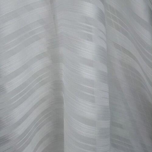 Chiffon crepe silk pure white soft silky strips fabric light breathable DIY dress fabric