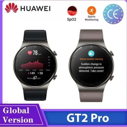 HUAWEI Watch GT 2 Pro SmartWatch 14 Days Battery Life GPS Wireless Charging Kirin A1 GT2 Pro Global Version In stock Ver Часы