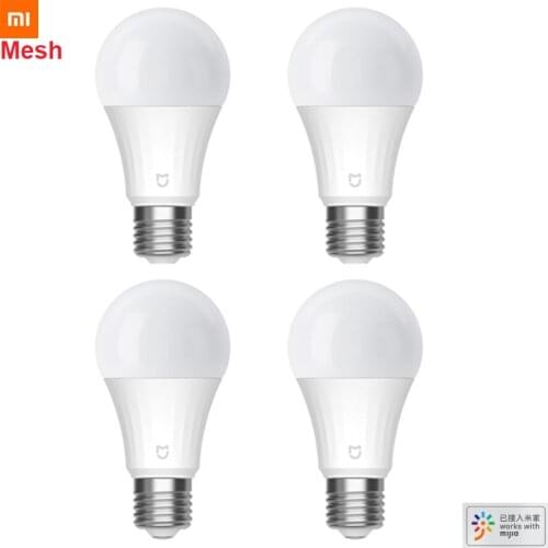 NEW Xiaomi Mijia LED Smart Bulb Bluetooth Mesh Version 5W 2700-6500K Controlled By Voice Adjusted Color Temperature Smart Lamp