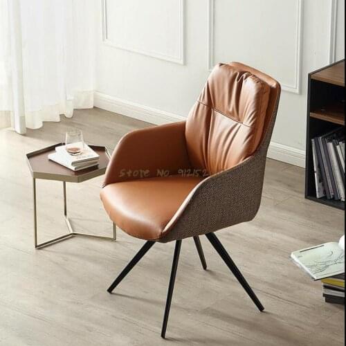 Warm Yan Study Room Computer Chair Living Room Hotel High-end Dining Chair Light Luxury Negotiation Chair Home Bedroom Desk Chai