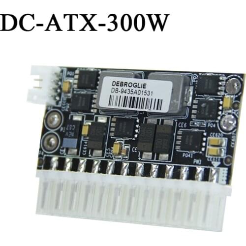 High Quality DC-ATX-300W high power module DC 12V 24Pin DC power board 24PIN DC5.5*2.5mm/6pin input ITX PSU