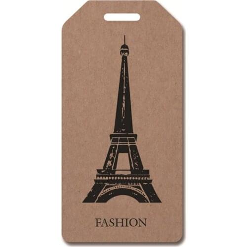 ZeQi kraft paper hang tagcustom garment hang tags printing paper custom logo labels tags price tags for clothing