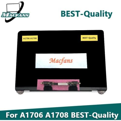 BEST-Quality A1706 LCD Screen Space Grey/Silver for MacBook Pro Retina 13" A1708 Display Full Complete Replacement 2016 2017