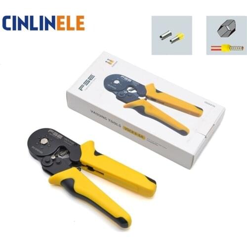 0.08-10mm 28-7AWG High Quality Precision Wire Connector Crimp Pliers VE Tube Bootlace Terminal Tool VSC8 6-6 HSC8 6-4 6-6 FSE