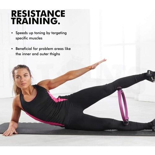 Quality Yoga Pilates Ring Magic Wrap Slimming Body Building Training Heavy Duty EVA+NBR Material Yoga Circle 5 colors