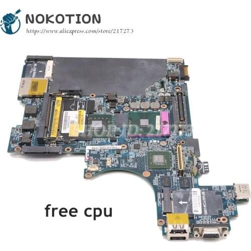 NOKOTION CN-0K543N 0K543N K543N JBL01 LA-3806P For Dell Latitude E6400 Laptop Motherboard Quadro NVS 160M 256MB