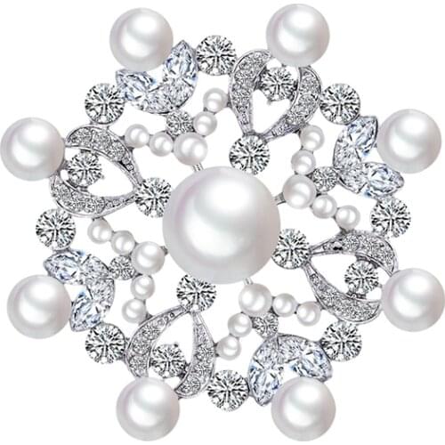 Full Alloy Bead Brooches For Women Unisex Insect Weddings Office Brooch Pins Gifts