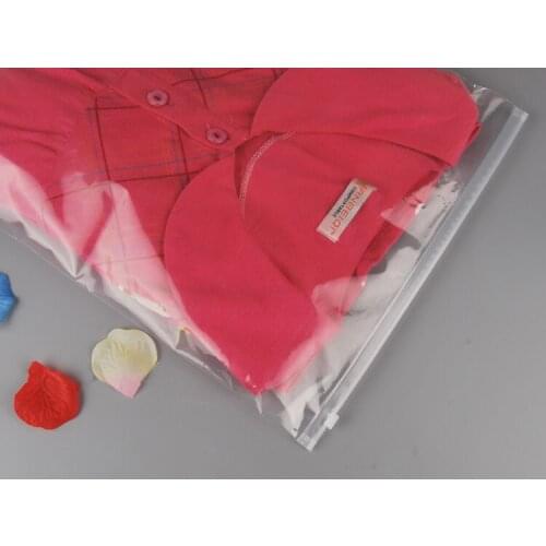 Retail 35*45cm 20Pcs/Lot Clear Plastic Zip Lock Packing Pouch Self Seal Packing Pouch Poly Transparent Clothes Packaging Bag XXX