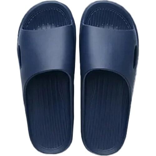 Mens Womens 2021 Unisex Slippers Solid Color Summer Platform Eva Home Bathroom Non-Slip Shoes Light Weight Couple Soft Fashion