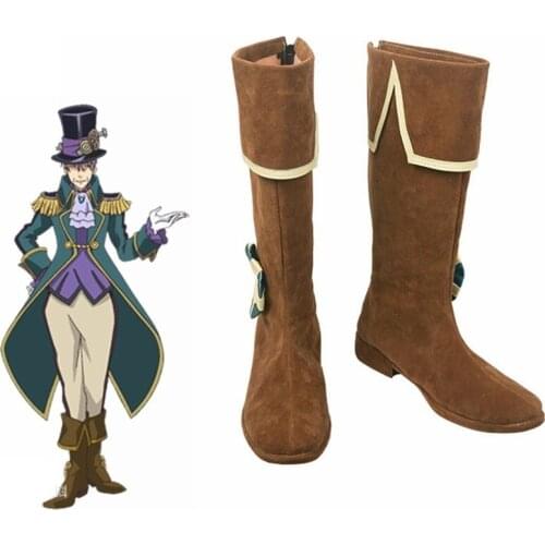 Unisex Anime Cos Hugtto!Pretty Cure Dr. Traum Cosplay Costumes Boots Custom Made
