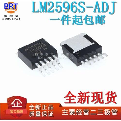 10pcs/lot New Lm2596 Power Module LM2596S-ADJ Direct Current DC-DC Adjustable Buck Voltage Regulator Module