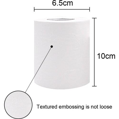 2 Rolls of Toilet Paper Home 4-ply Wood Pulp Paper Tissue Rolling Paper