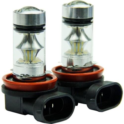 2Pcs 100W 1156 1157 3156 3157 7440 7443 9005 9006 SMD COB led bulb 12V Led Fog Lights Bulbs Brake Rear Light