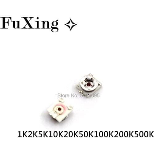 20pcs Trimming resistance 1K 2K 3K 5K 10k 20K 50K ohm 3*3 smd Adjustable resistance 3x3 adjustable SMD Potentiometer Resistance