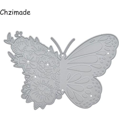Chzimade Butterfly Metal Cutting Dies Scrapbooking Stencil For Scrapbooking Card Making Diy Embossing Die Cuts