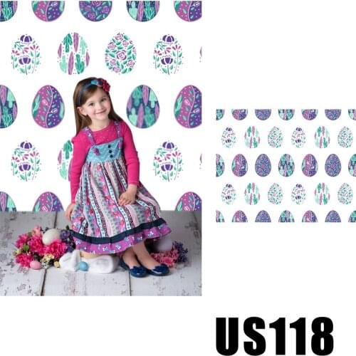 HUAYI Photography Backdrop Newborns Baby Birthday Studio Photobooth Background Spring Easter Eggs Photography Backdrop US118