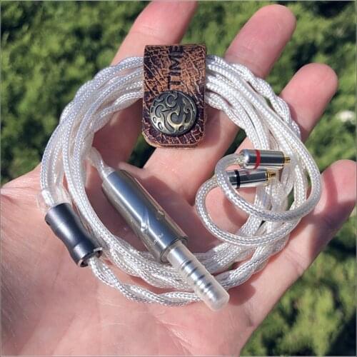 FENGRU DayBreak 2Pin MMCX QDC A2DC Gold silver copper advanced element hybrid cable For i99 T9iE se846 Minor n5005 z1r