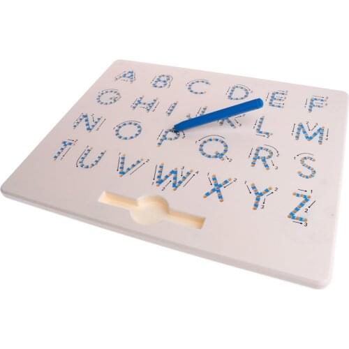 Magnetic Drawing Board Magic Board Alphabet and Number Learning Cogniton Toy for Kids