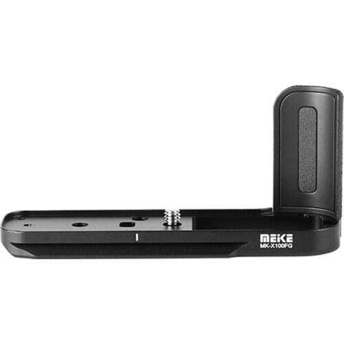 Meike MK-X100FG Metal Grip Handle Quick Release L Plate Holder for Fuji Fujifilm X100F camera work with Tripod Head