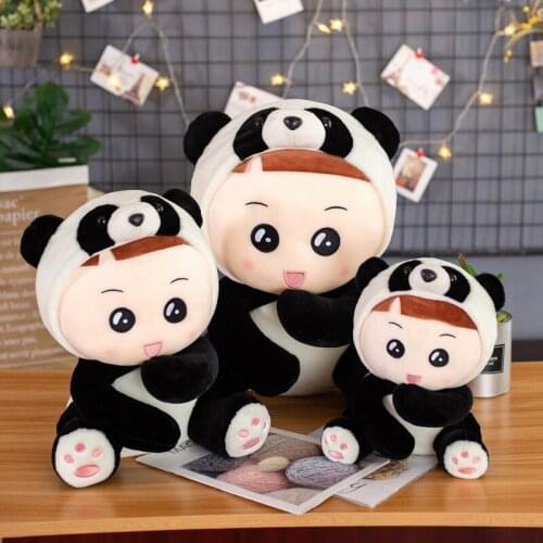 30~50cm Cute Walking Panda Toy Lifelike Stuffed Animal Doll Classic China Panda Children Kids Birthday Gift