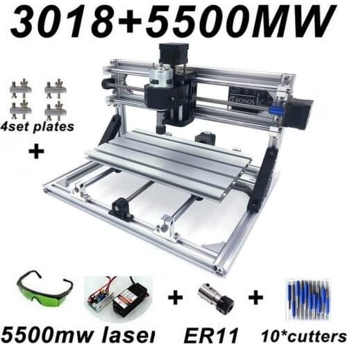 Upgraded Mini CNC3018 Engraving Machine Wood Router PCB Milling Machine Plastic Acrylic Wood Carving Machine DIY CNC with GRBL