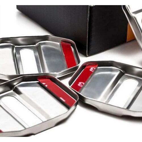 Stainless steel FOR B/MW Mini COUNTRYMAN PACEMAN JCW COOPERS 4 PCS buckler mini cooper clubman door lock cover new