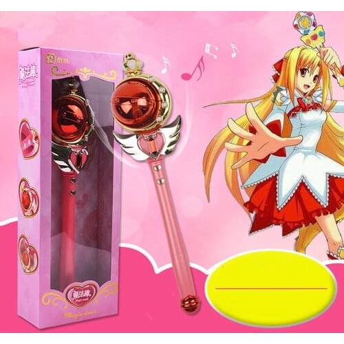 New Girl Toys Anime Cosplay Sailor Moon Wand Musical Magic Wand Kids Toys Henshin Rod Glow Stick Musical Spiral Heart Moon Rod