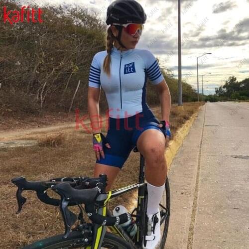 Kafitt new womens sweatshirt suit macacão feminino cycling top summer jumpsuit women cycling short sleeve cycling jersey