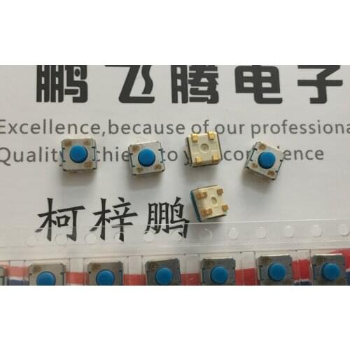 Original new 100% 7914J-1-032E SMD waterproof dust silicone touch switch 4.8*4.5*3.1 feet inward bending