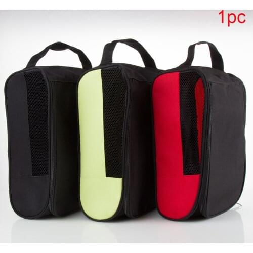 House Breathable Travel Portable Waterproof Pouch Storage Case Sports Mesh Hole Home Double Zippers Durable Golf Shoes Bags