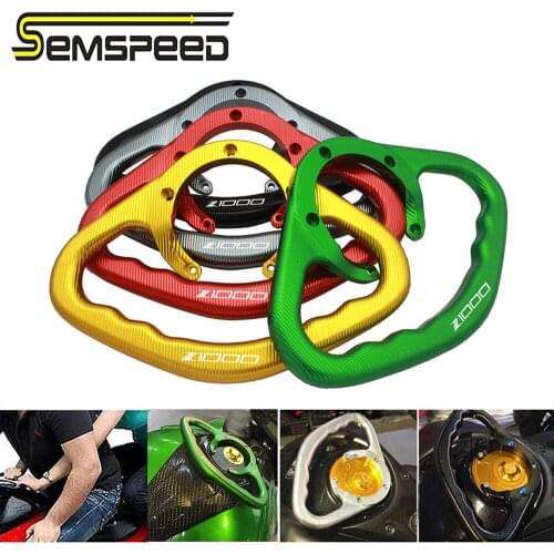Logo Z1000 For Kawasaki Z 1000 Motorcycle Passenger Hand Grip Tank Grab Bar Handles Armrest 2003-2018 2019 2020 2006 2007 2017