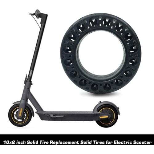 Solid Tire Electric Scooter Wheels Replacement Tire Universal Shock Absorb Honeycombed Sy Install Wear Resistant Strong Grip
