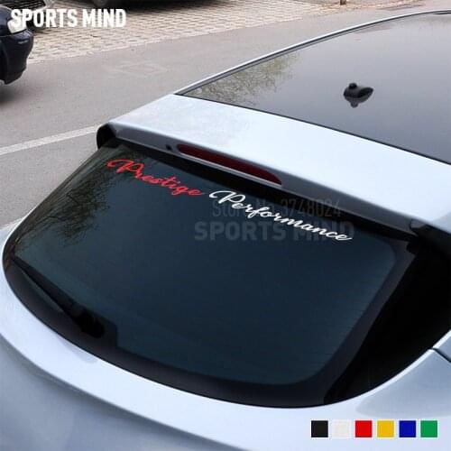 Sports Mind Vinyl Reflective Prestige Performance Front Windshield Window Car Styling Car Stickers Decal JDM Car Accessories
