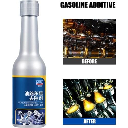 120ml Car Oil Route Carbon Removal Agent Carbon Deposit Cleaning Fuel Saving Gasoline Additive Protect Engine Car Washer