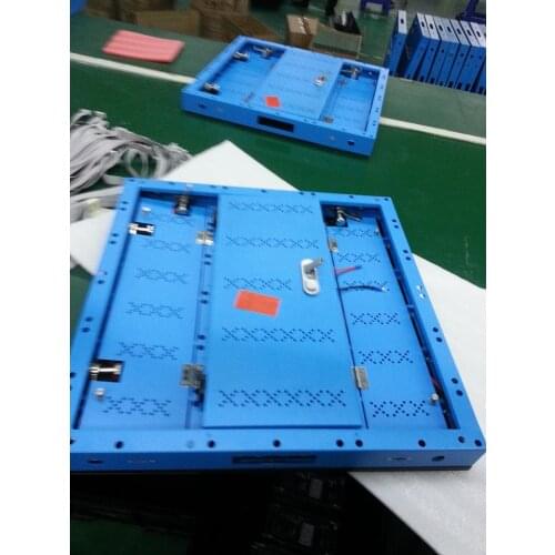 TEEHO P3 indoor custom made color Aluminum profile cabinet slim 576mm*576mm 192x192 dots 1/32 scan rental or fixed insllation