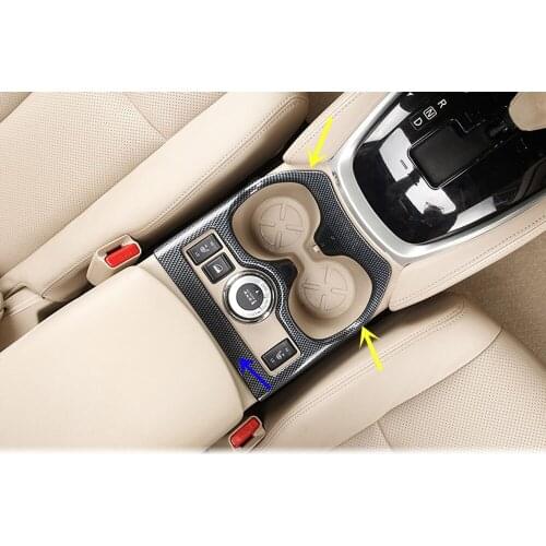 Car Stick Inner Shift Stall Paddle Cup Switch Frame Lamp Trim Armrest For Nissan X-Trail XTrail T32/Rogue 2017 2018 2019 2020
