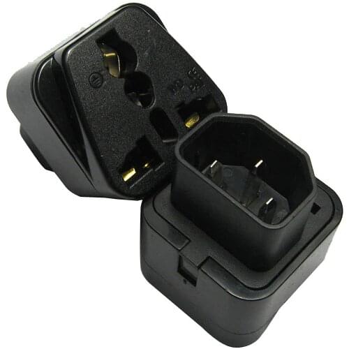 High quality IEC 320 C14 Male to C13 Female 10A Power Adapter PDU UPS