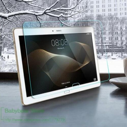 2pcs Tempered Glass Film For 2016 Huawei Mediapad M2 M2-A10L M2-A01w 10.0 10 9H 0.33mm Screen Protector Screen Guard