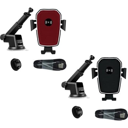 Automobile Car Charger Qi Car Charger Fast Charge Car Holder Mount Phone Holder Bracket for Phone, Easy to Install