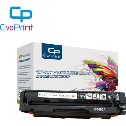 Civoprint Transfer White Toner Cartridge CF400A Compatible for HP Pro MFP M277dw M252dw M277 M252 M252n