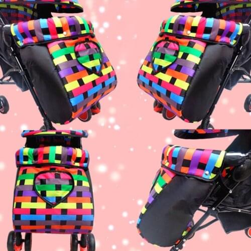 Dropshipping Thermal Universal Baby Stroller Foot Oxford Cloth Cotton Pram Pushchair Foot Cover Baby Stroller Accessories
