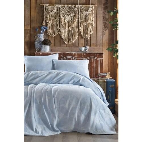 Home & Home Home Jacquard Concept new 2021 season Bedspread Set Josep A.Blue Ep-018252