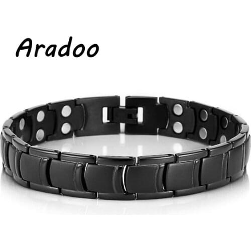 Stainless Steel Bracelet Titanium Steel Jewelry Germanium Magnet Energy Bracelet Fashion Jewelry Holiday gift