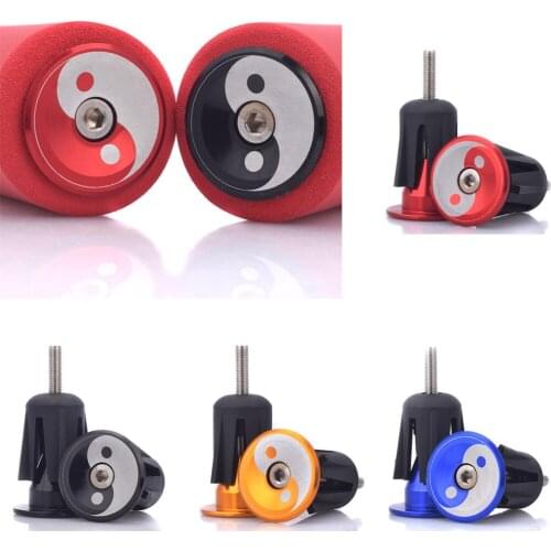Set of 2 MTB Road Bicycle Handlebar End Plugs / Handle Grips Bar End Caps